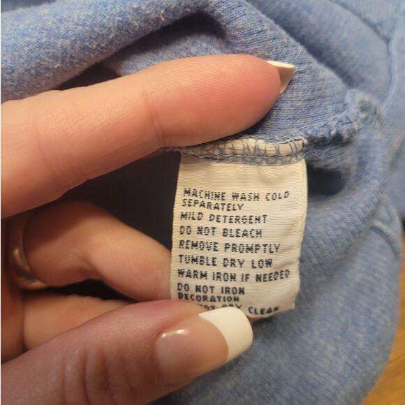 Polo Ralph Lauren Men’s M 1/4 Zip Pullover – Heather Blue – GUC – Visible Flaw - Picture 8 of 10